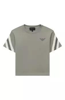 Хлопковая футболка Emporio Armani