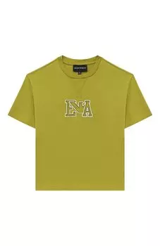 Хлопковая футболка Emporio Armani