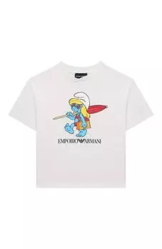 Хлопковая футболка Emporio Armani