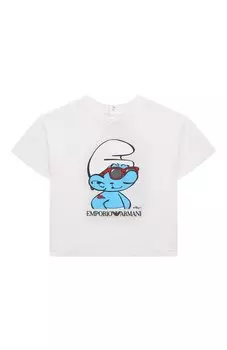Хлопковая футболка Emporio Armani