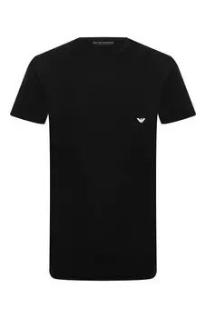 Хлопковая футболка Emporio Armani