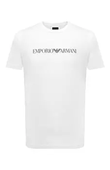Хлопковая футболка Emporio Armani