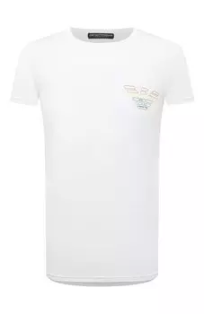 Хлопковая футболка Emporio Armani