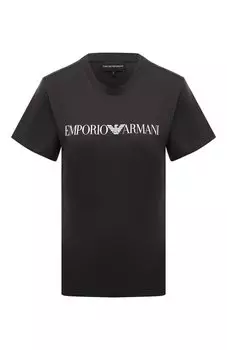 Хлопковая футболка Emporio Armani