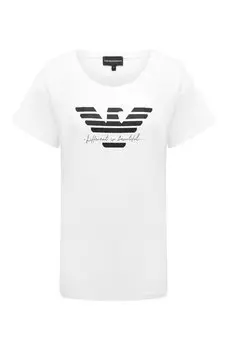 Хлопковая футболка Emporio Armani