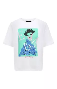 Хлопковая футболка Emporio Armani