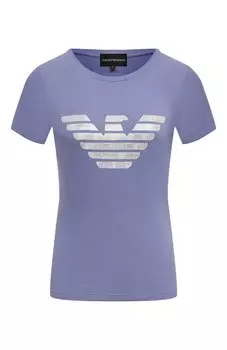 Хлопковая футболка Emporio Armani