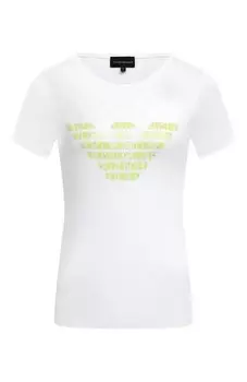 Хлопковая футболка Emporio Armani