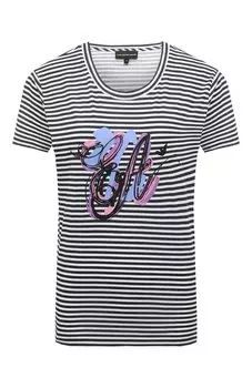 Хлопковая футболка Emporio Armani
