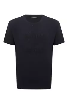 Хлопковая футболка Emporio Armani