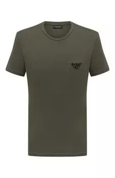 Хлопковая футболка Emporio Armani