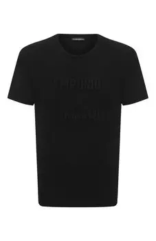 Хлопковая футболка Emporio Armani