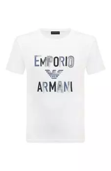 Хлопковая футболка Emporio Armani