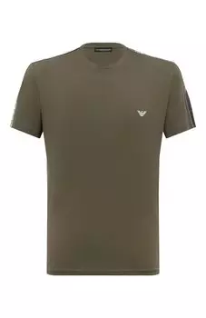 Хлопковая футболка Emporio Armani