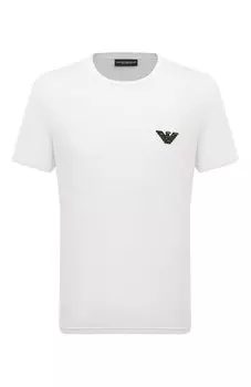 Хлопковая футболка Emporio Armani