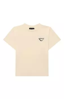 Хлопковая футболка Emporio Armani