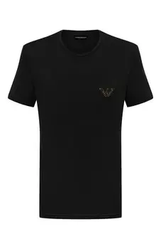 Хлопковая футболка Emporio Armani