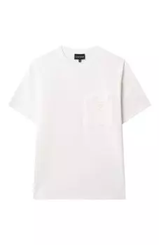 Хлопковая футболка Emporio Armani