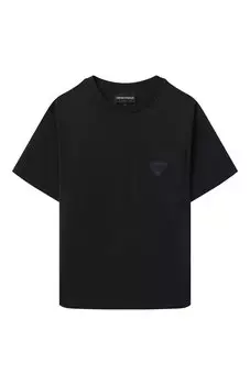 Хлопковая футболка Emporio Armani