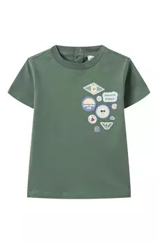 Хлопковая футболка Emporio Armani