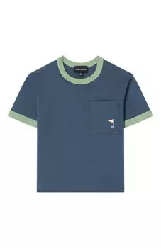 Хлопковая футболка Emporio Armani