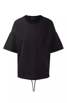 Хлопковая футболка Emporio Armani