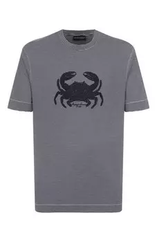 Хлопковая футболка Emporio Armani