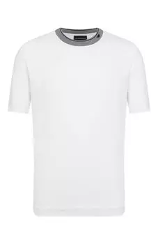 Хлопковая футболка Emporio Armani