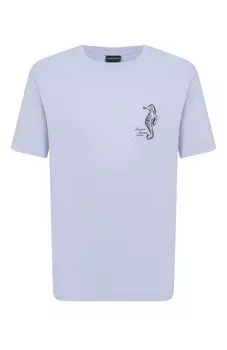 Хлопковая футболка Emporio Armani