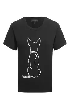 Хлопковая футболка Emporio Armani