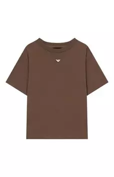 Хлопковая футболка Emporio Armani