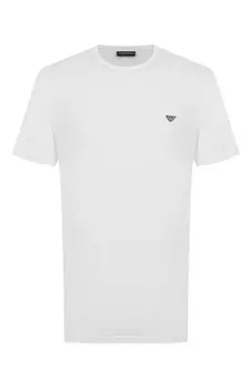Хлопковая футболка Emporio Armani