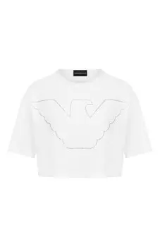 Хлопковая футболка Emporio Armani