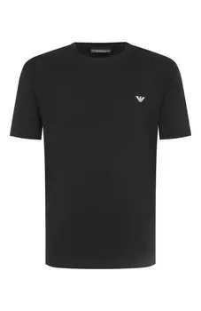 Хлопковая футболка Emporio Armani