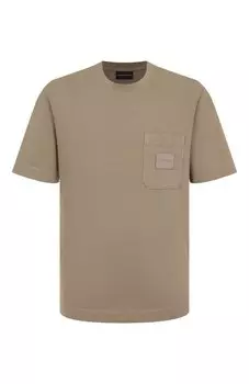 Хлопковая футболка Emporio Armani