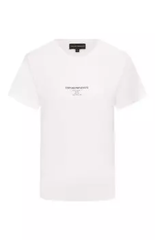 Хлопковая футболка Emporio Armani
