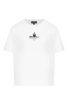 Хлопковая футболка Emporio Armani