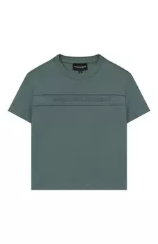 Хлопковая футболка Emporio Armani