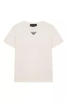 Хлопковая футболка Emporio Armani