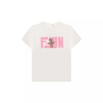 Хлопковая футболка Fendi