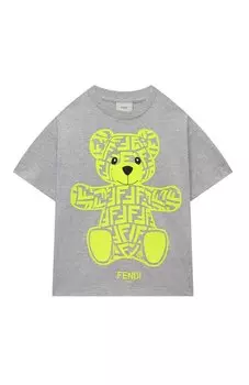 Хлопковая футболка Fendi