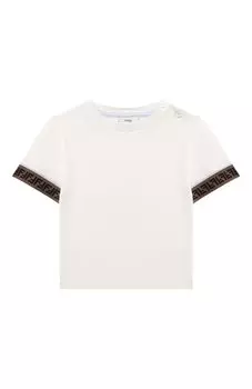 Хлопковая футболка Fendi