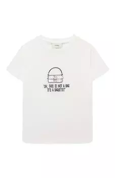 Хлопковая футболка Fendi