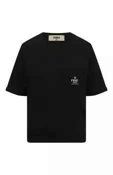 Хлопковая футболка Fendi