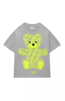 Хлопковая футболка Fendi