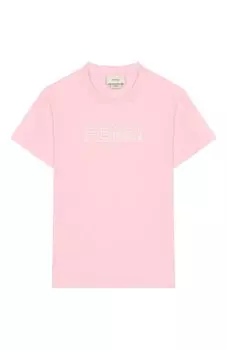 Хлопковая футболка Fendi