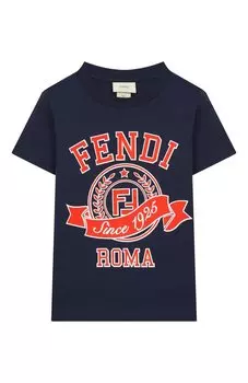 Хлопковая футболка Fendi