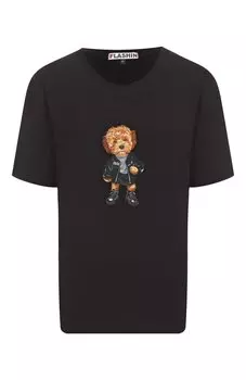 Хлопковая футболка Flashin