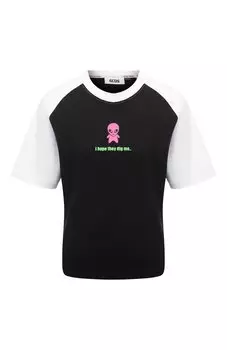 Хлопковая футболка GCDS