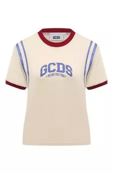 Хлопковая футболка GCDS